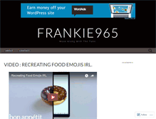 Tablet Screenshot of frankie965.com